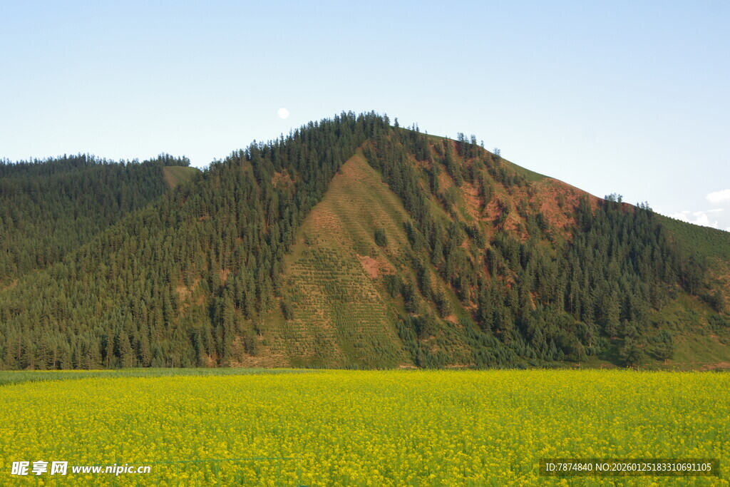 草原山峦间的壮美风光