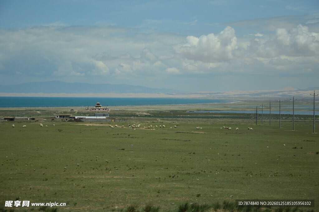 草原与海的辽阔景致