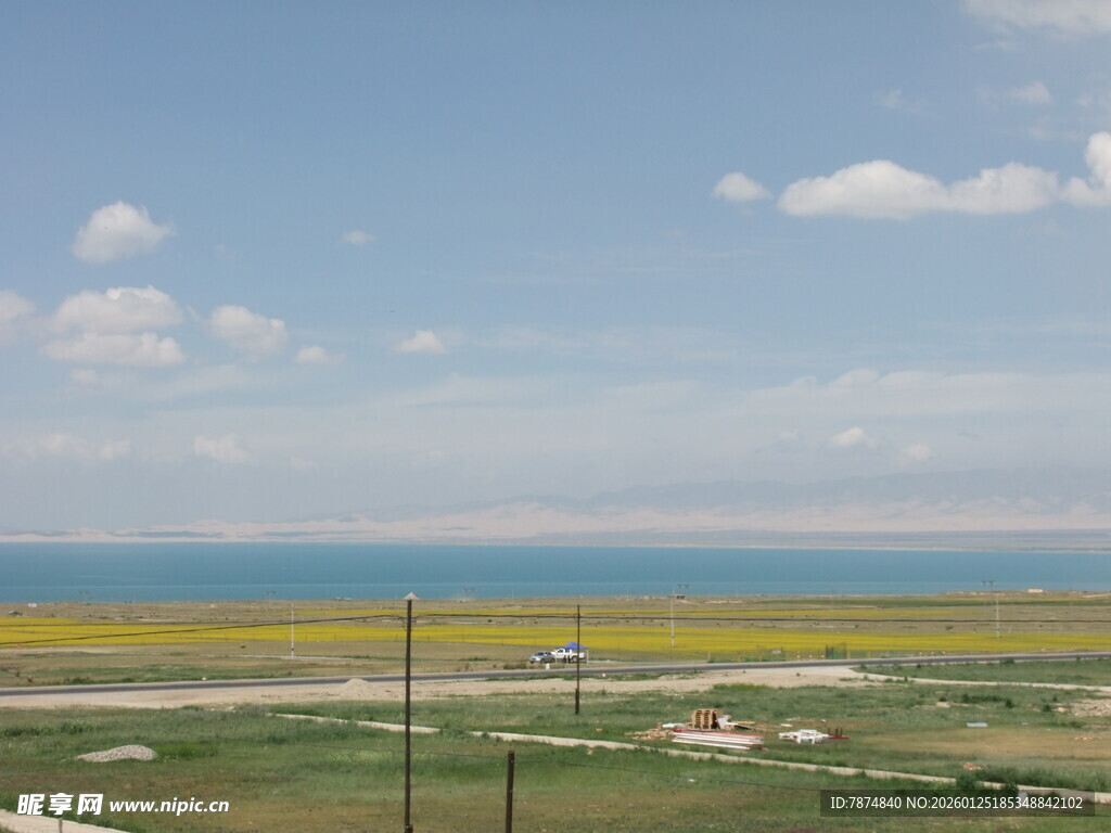 草原与海的辽阔景致