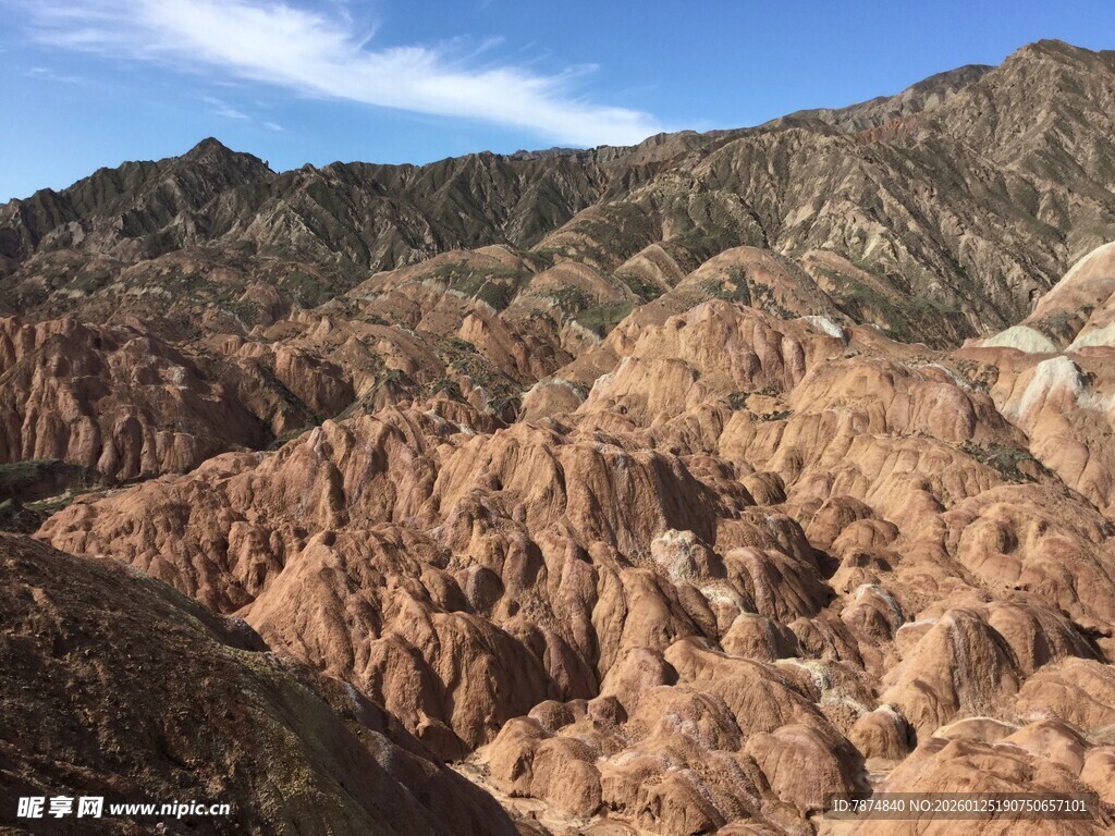 壮丽丹霞地貌景观