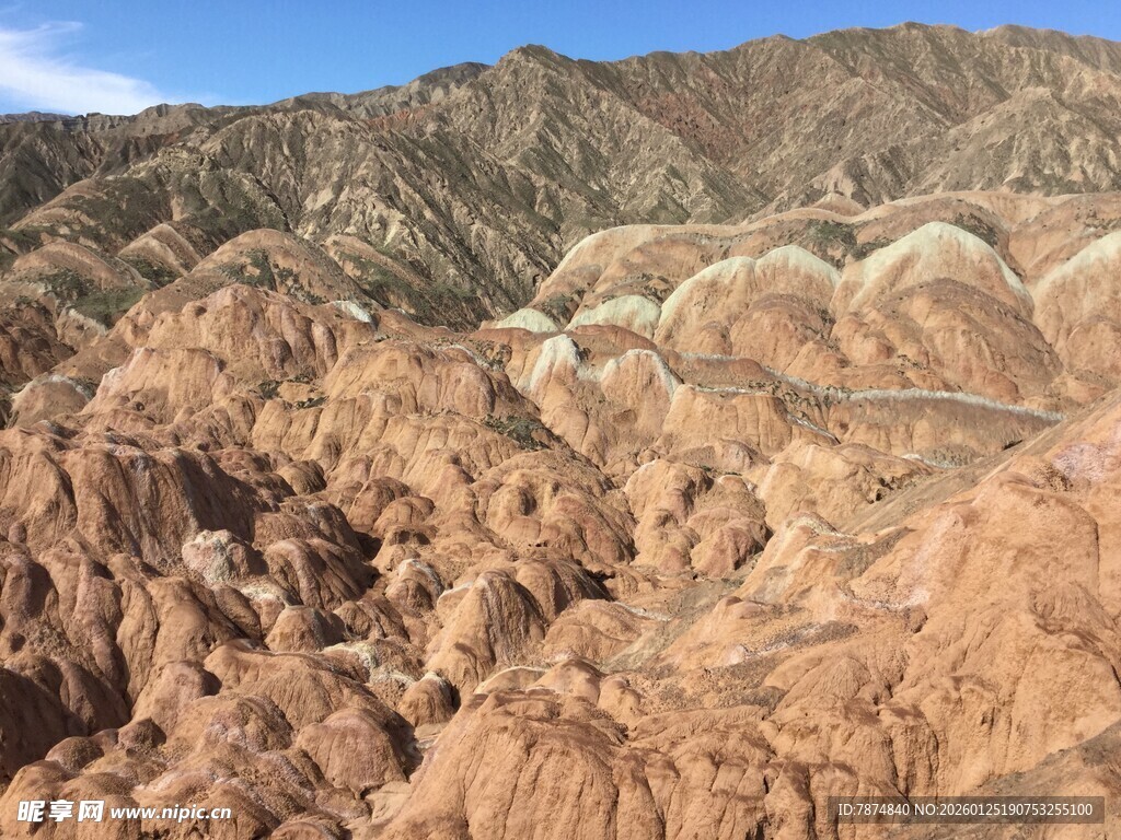 壮丽丹霞地貌景观