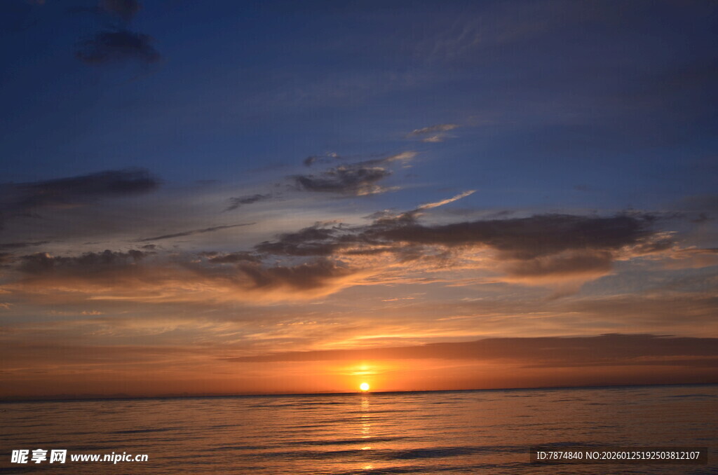海上日落美景