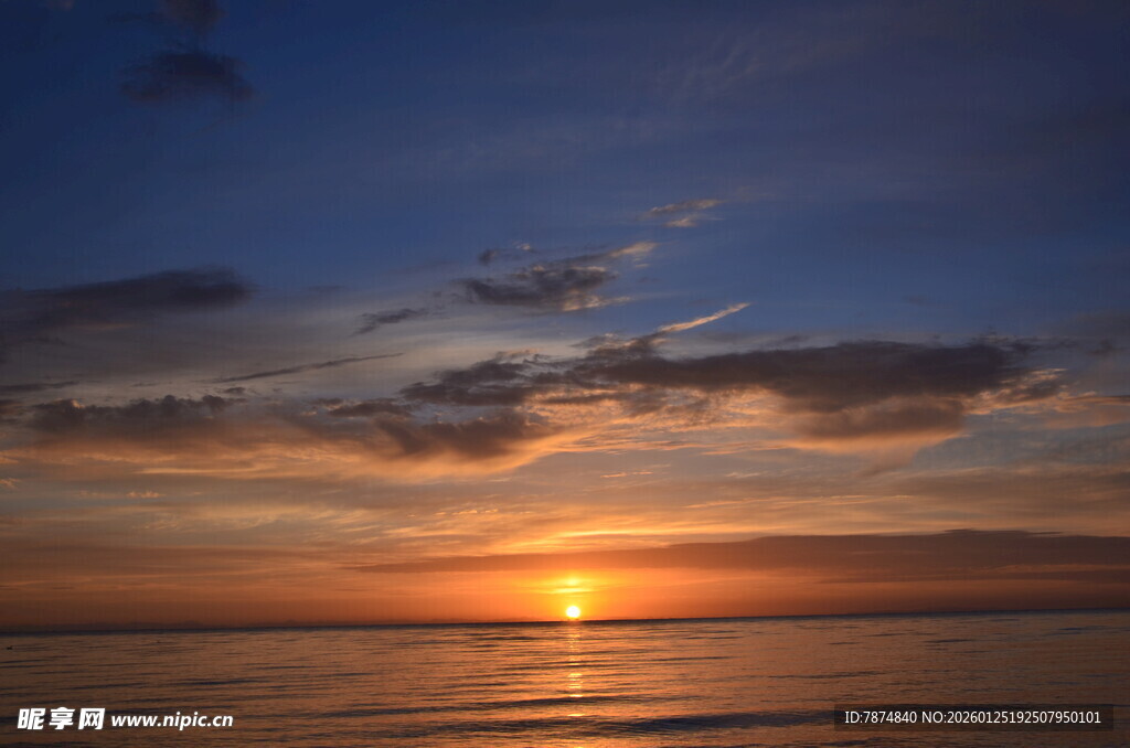 海上日落美景