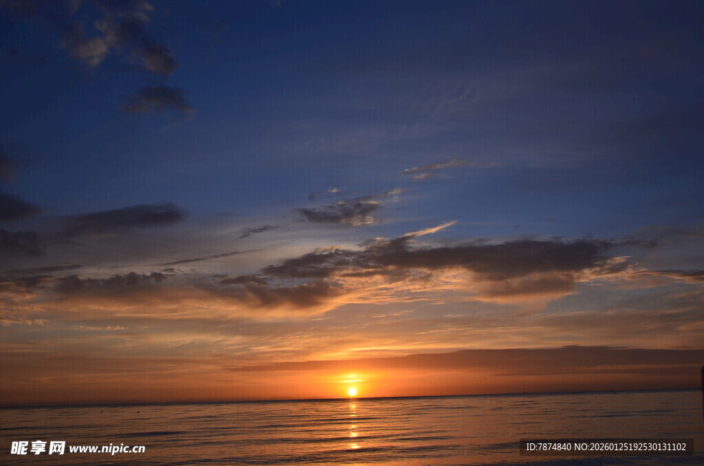 海上日落美景