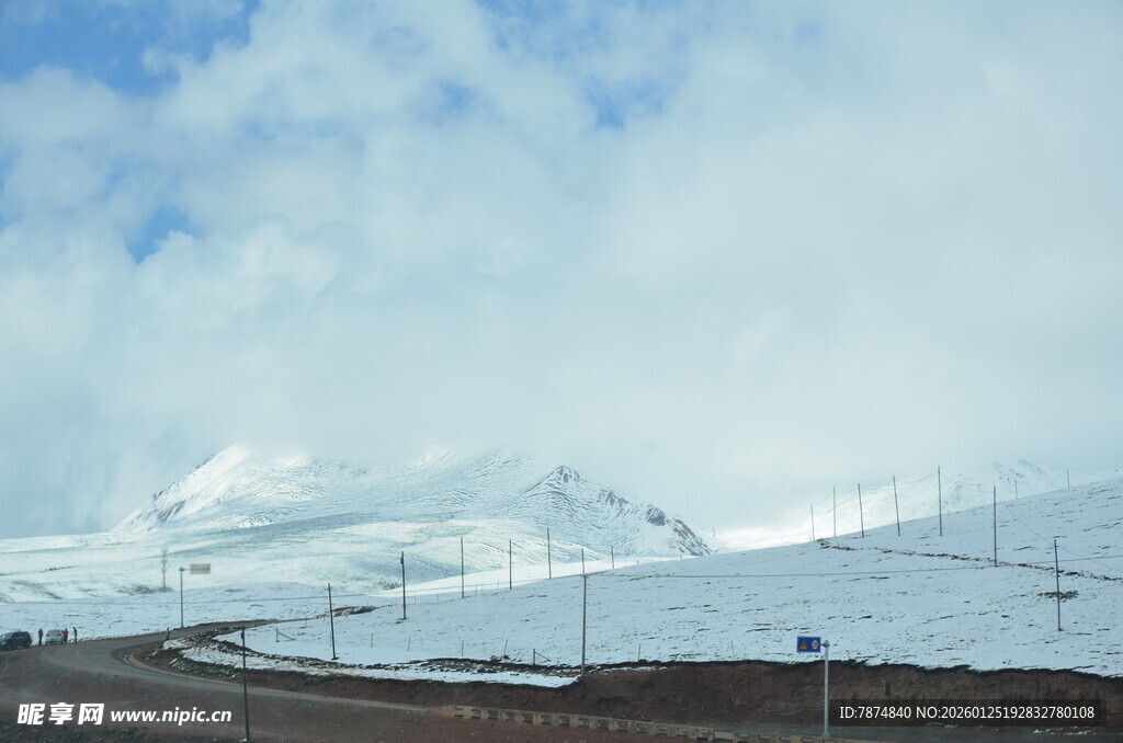 雪山公路风景