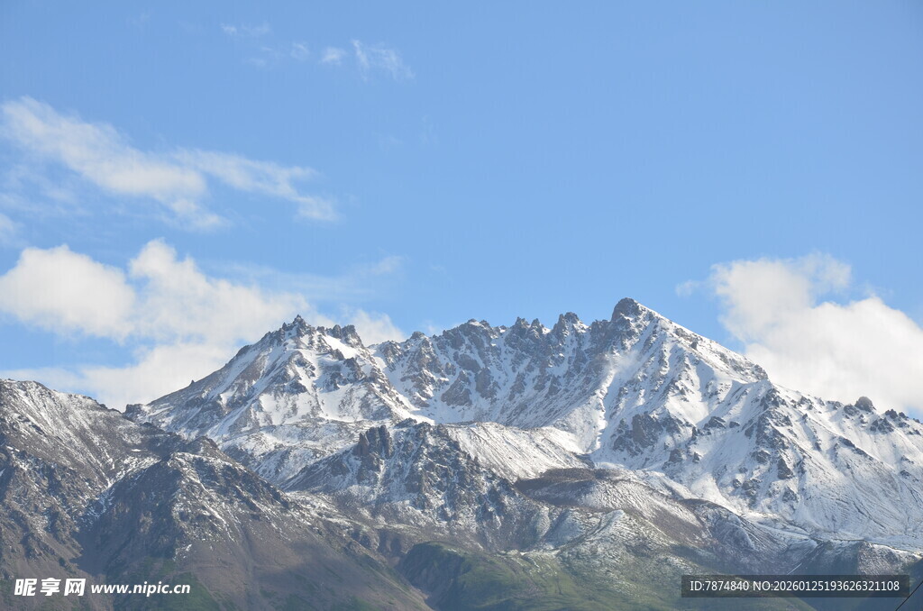 壮丽雪山美景