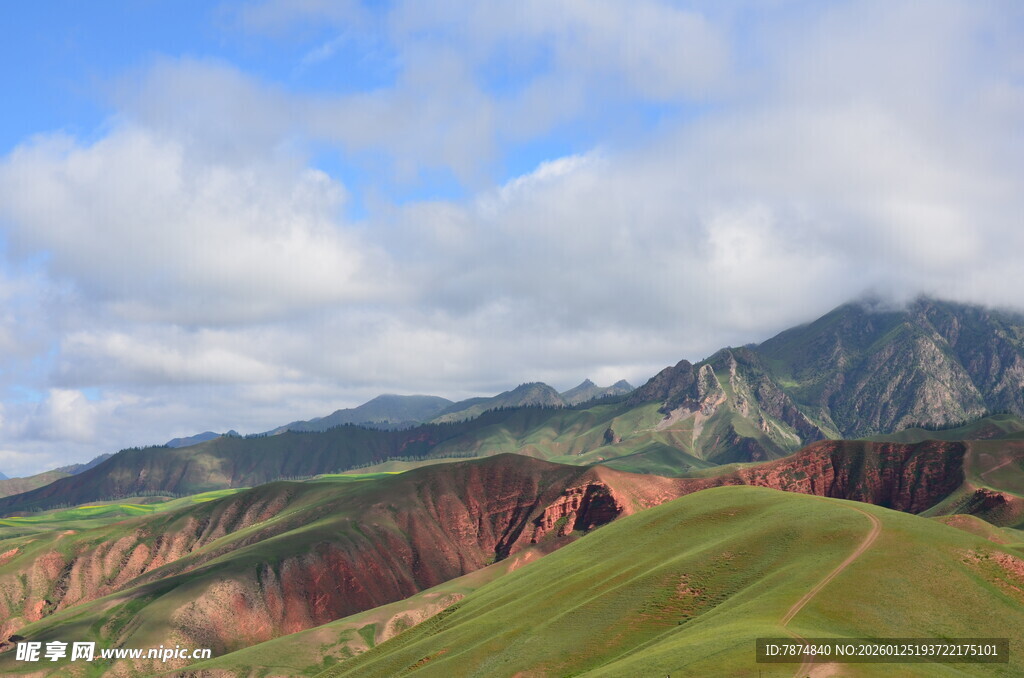 壮美山川风景图