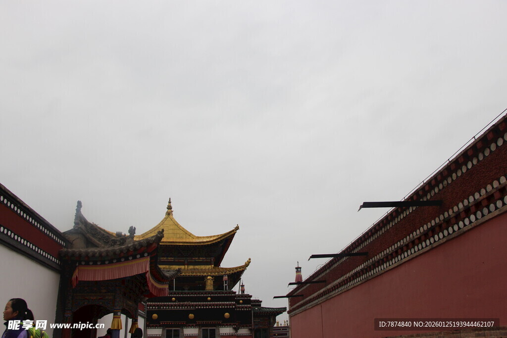 藏式古建筑景观