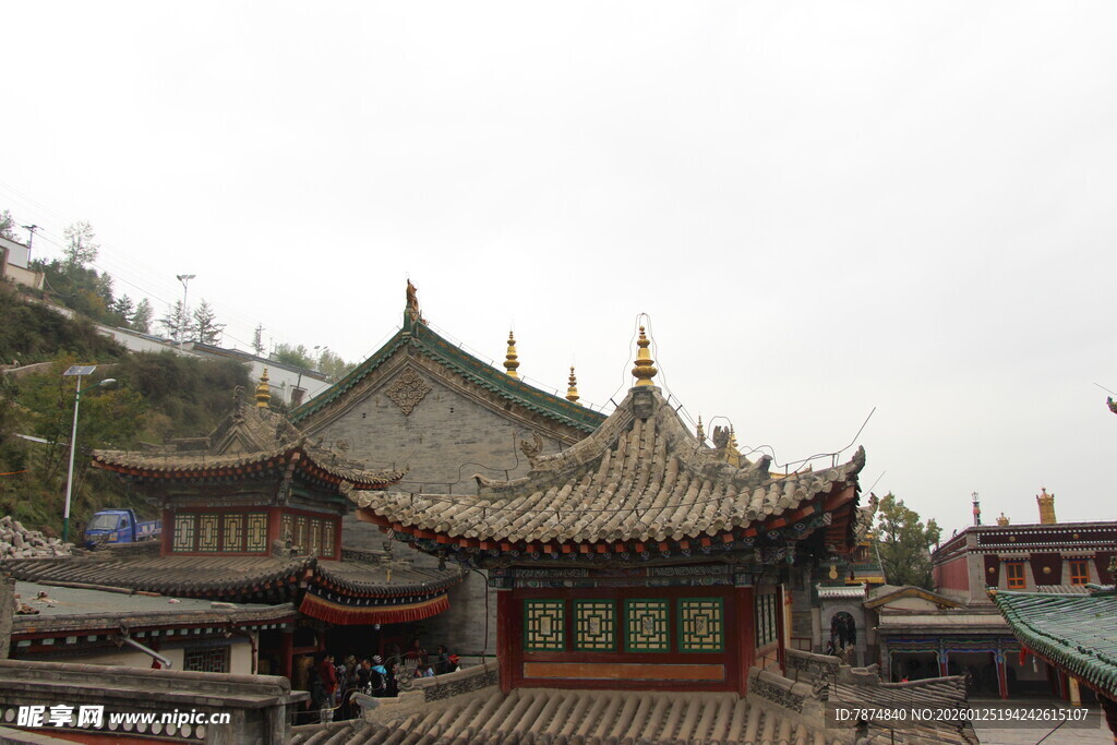 古色古香的中式传统建筑群