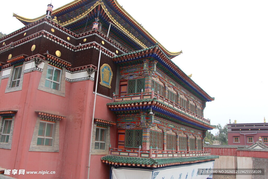 藏式风格古建筑