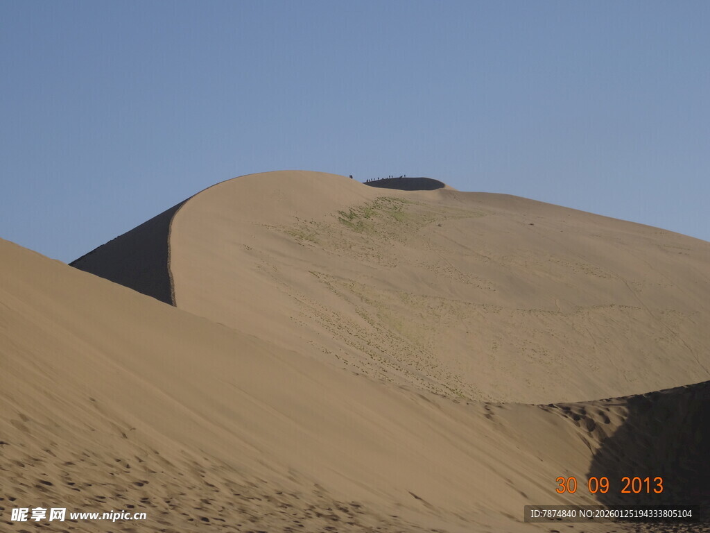 沙漠风光 沙丘连绵