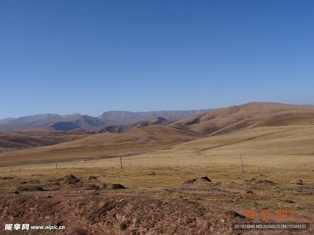 广袤荒原上的开阔风景
