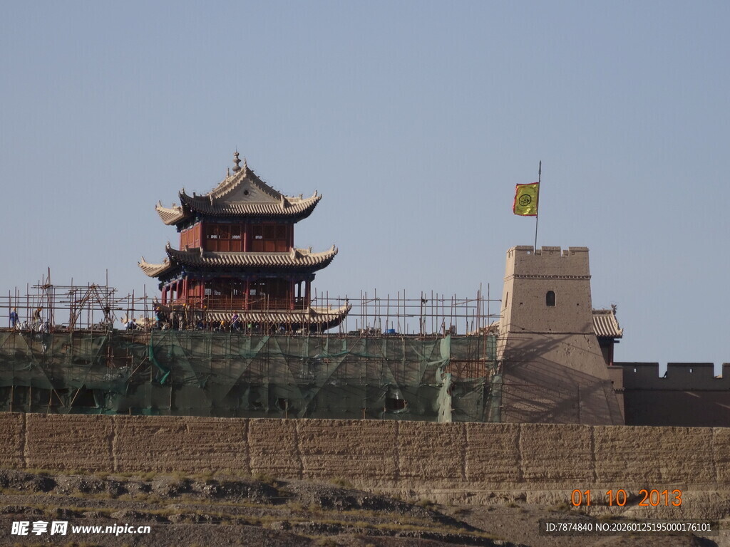 嘉峪关古建筑景观