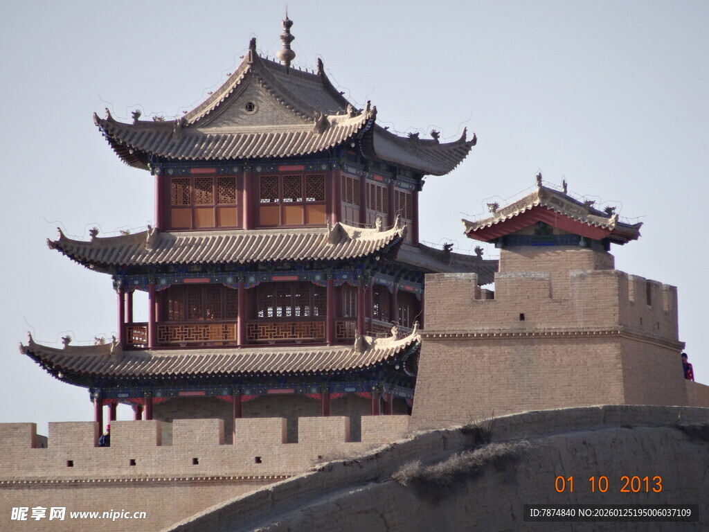 嘉峪关古建筑景观