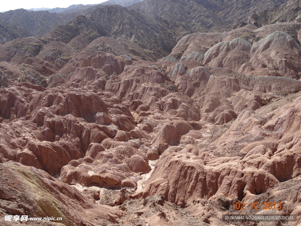 壮丽丹霞地貌景观