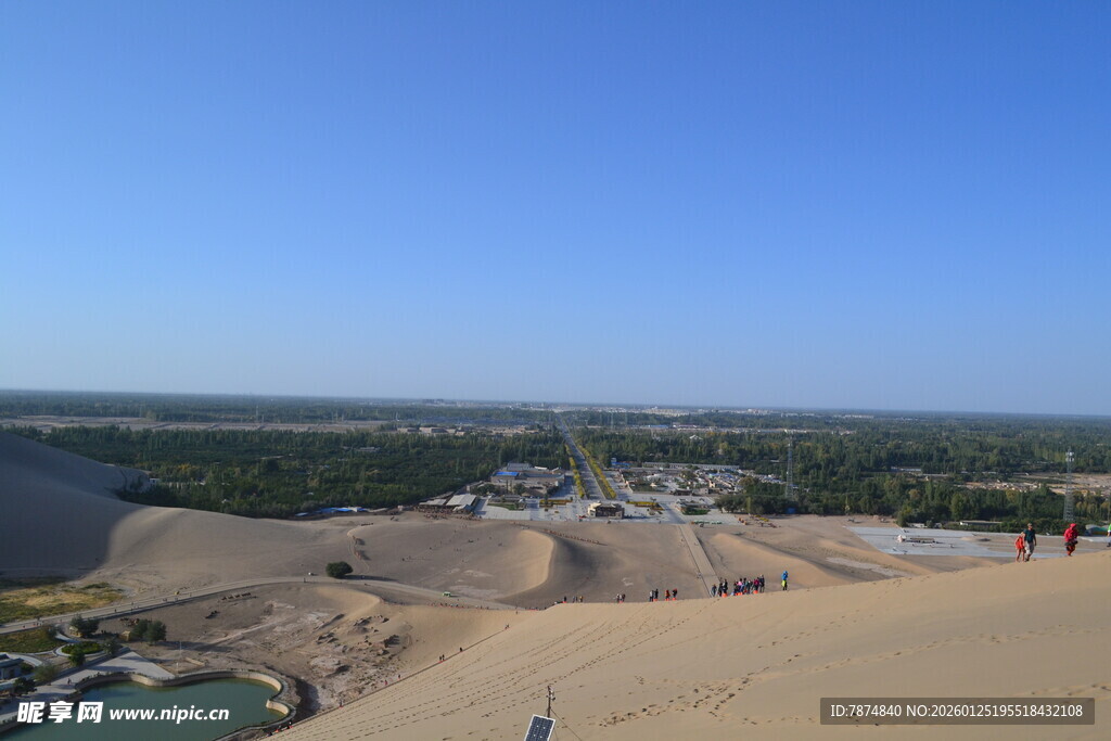 沙漠景区壮丽风光