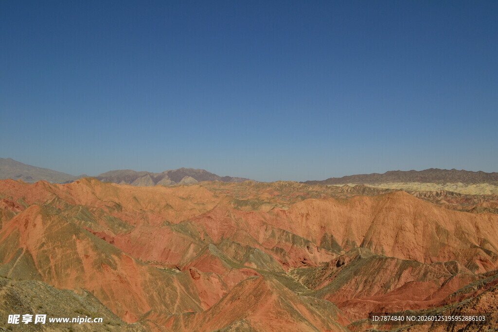 壮丽丹霞地貌景观