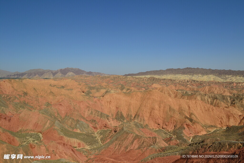 壮丽丹霞地貌景观