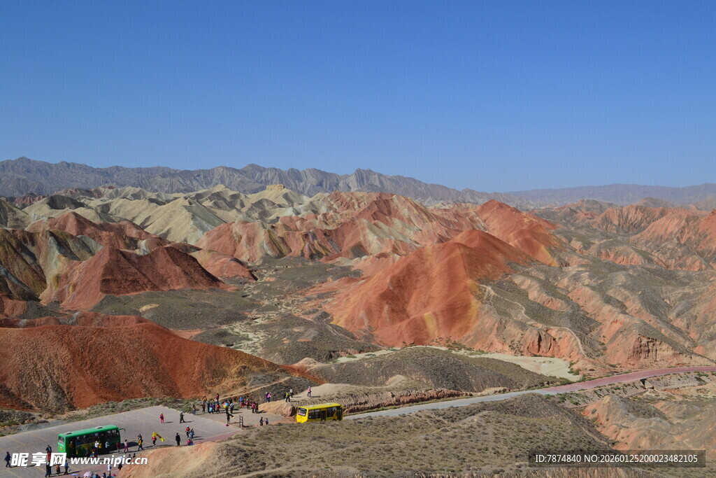 张掖七彩丹霞壮丽景观