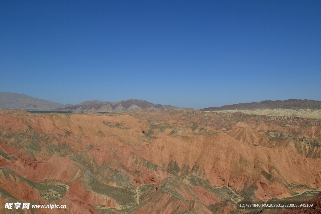 壮丽丹霞地貌景观