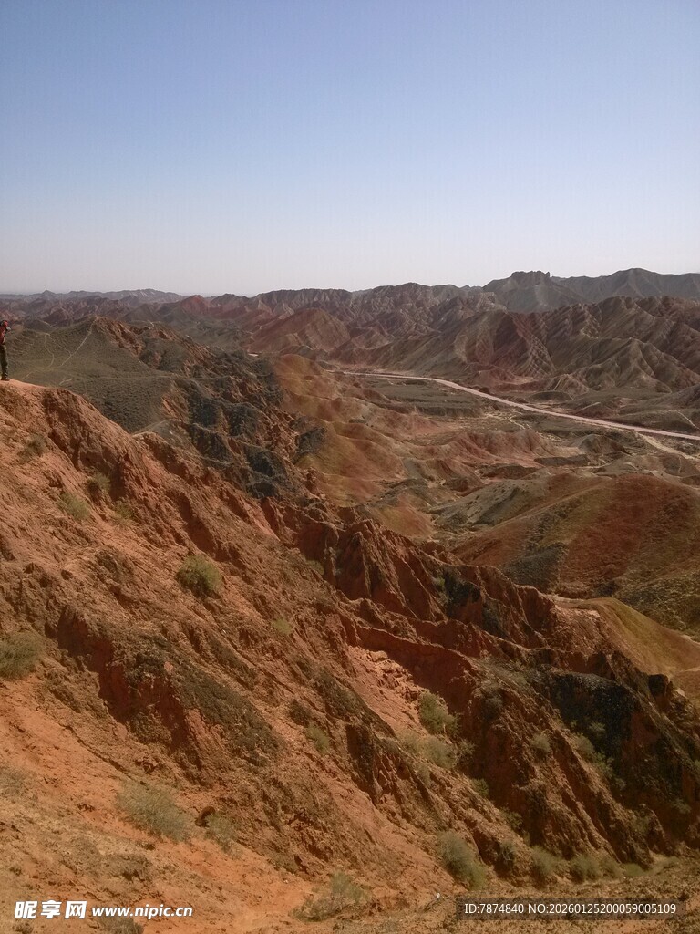 壮丽丹霞地貌景观