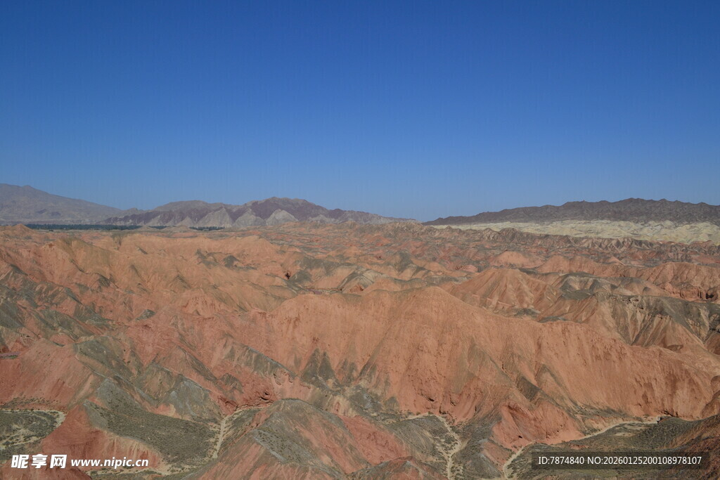 壮丽丹霞地貌景观