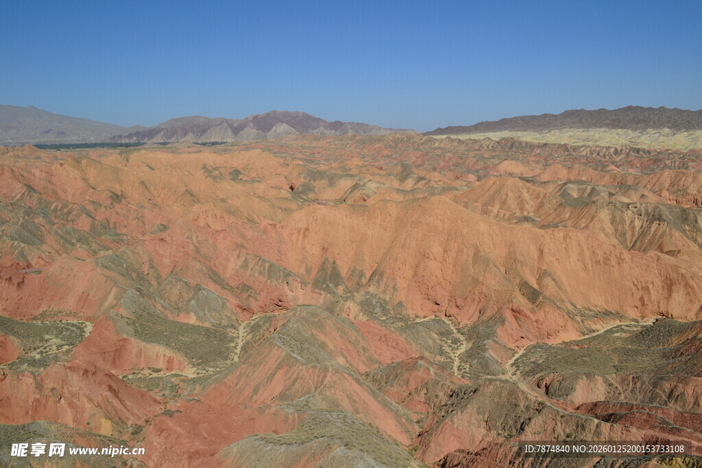 壮丽丹霞地貌景观