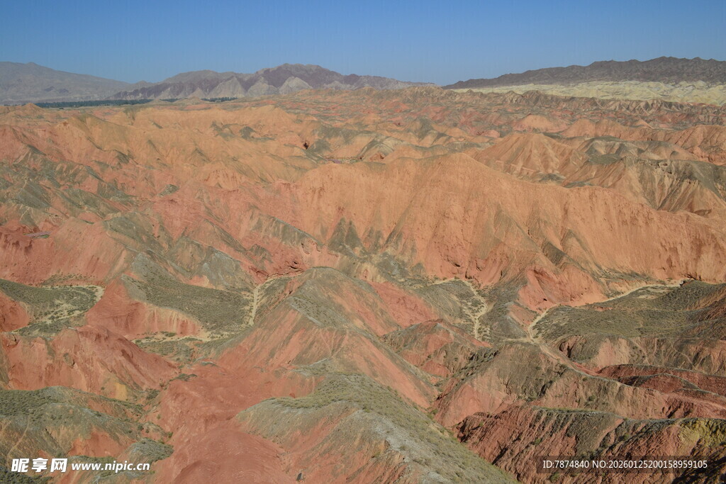 壮丽丹霞地貌景观