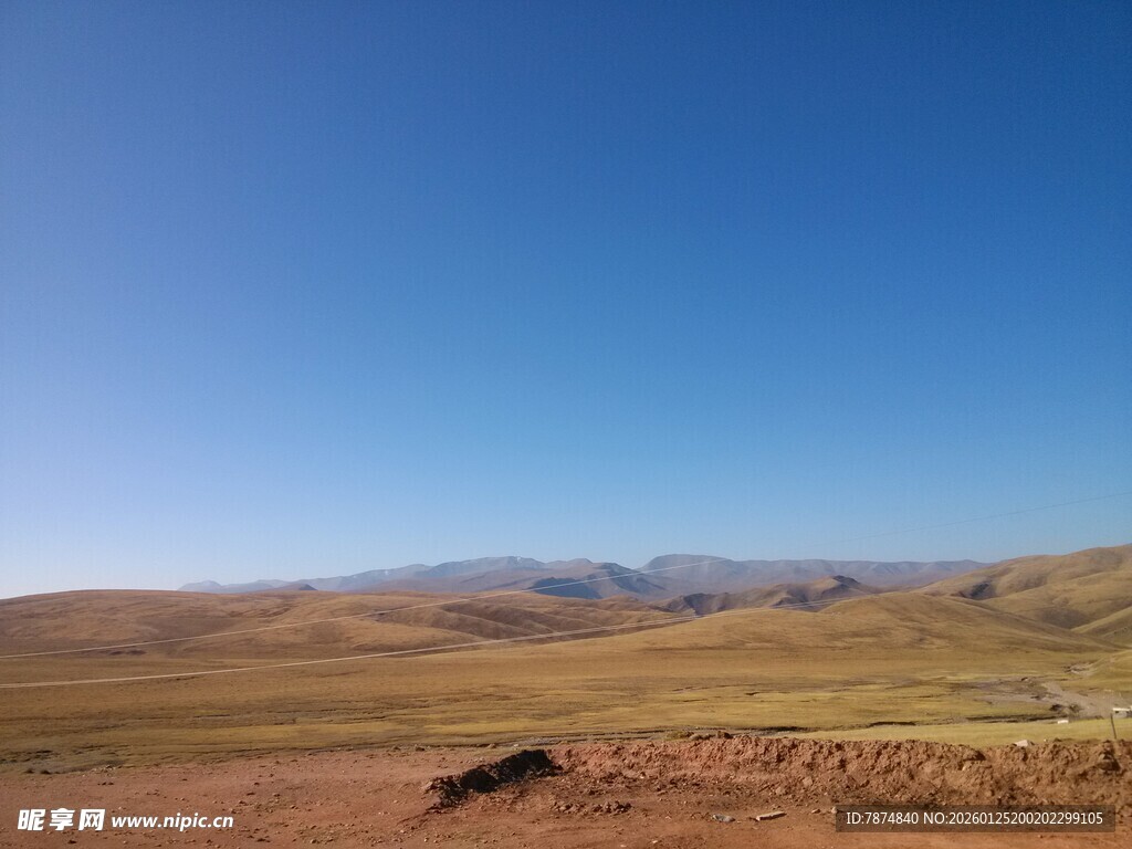 广袤旷野上的开阔风景