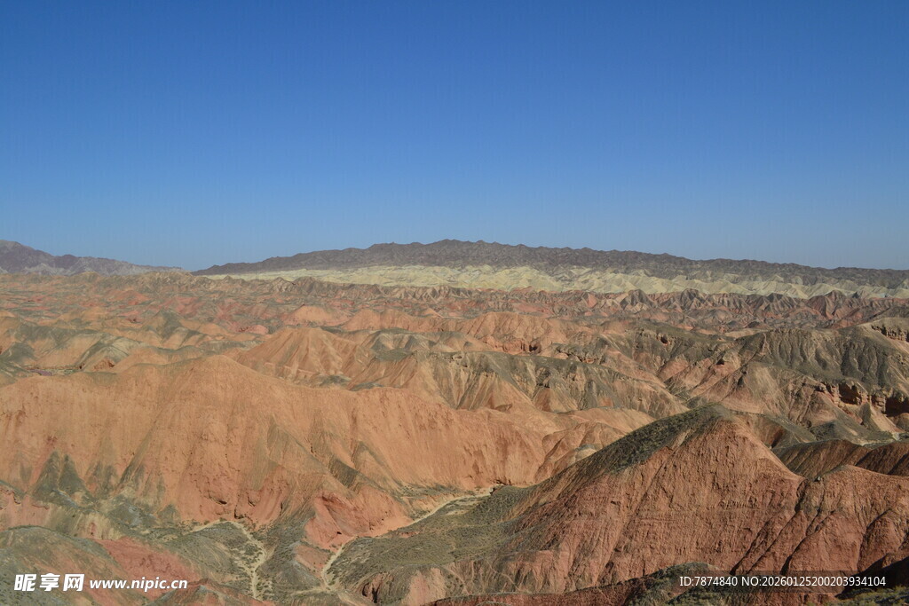 壮丽丹霞地貌景观