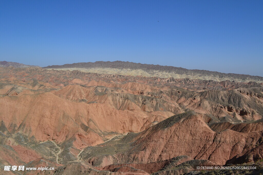 壮丽丹霞地貌景观