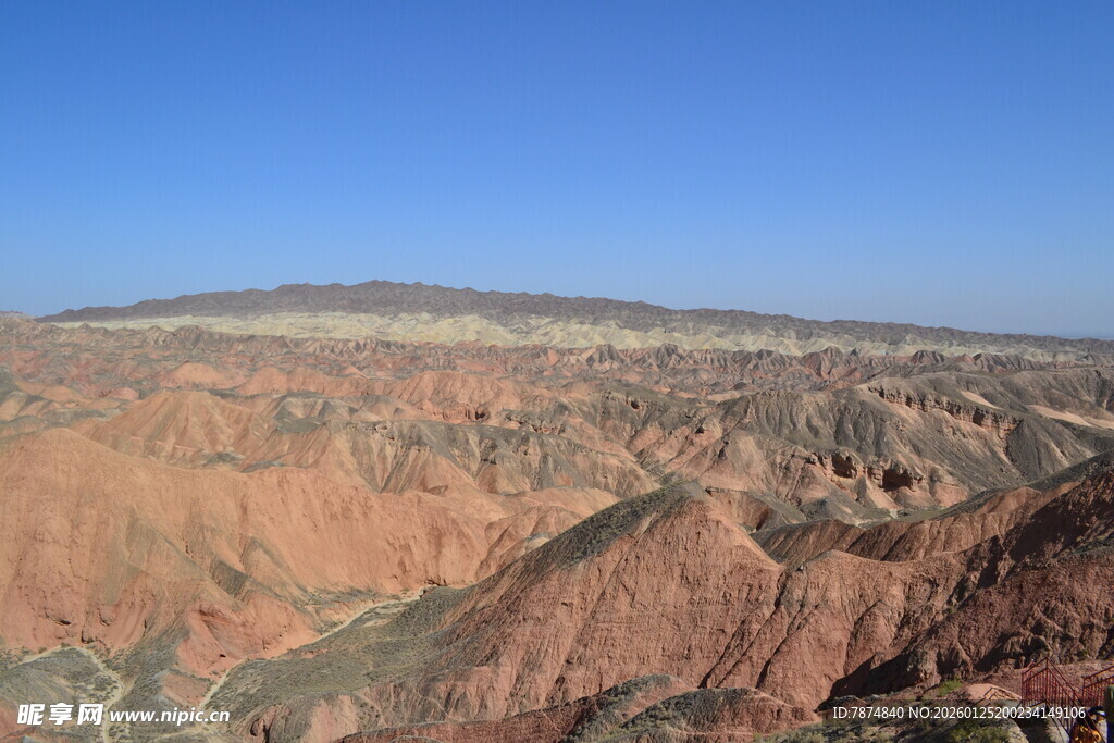 壮丽丹霞地貌景观