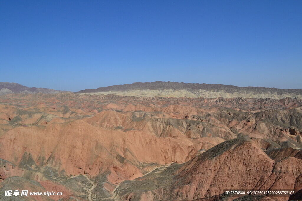 壮丽丹霞地貌景观
