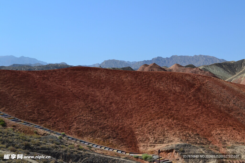 壮丽丹霞地貌景观