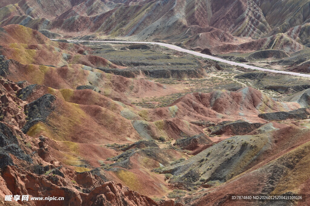 壮丽多彩的山地景观