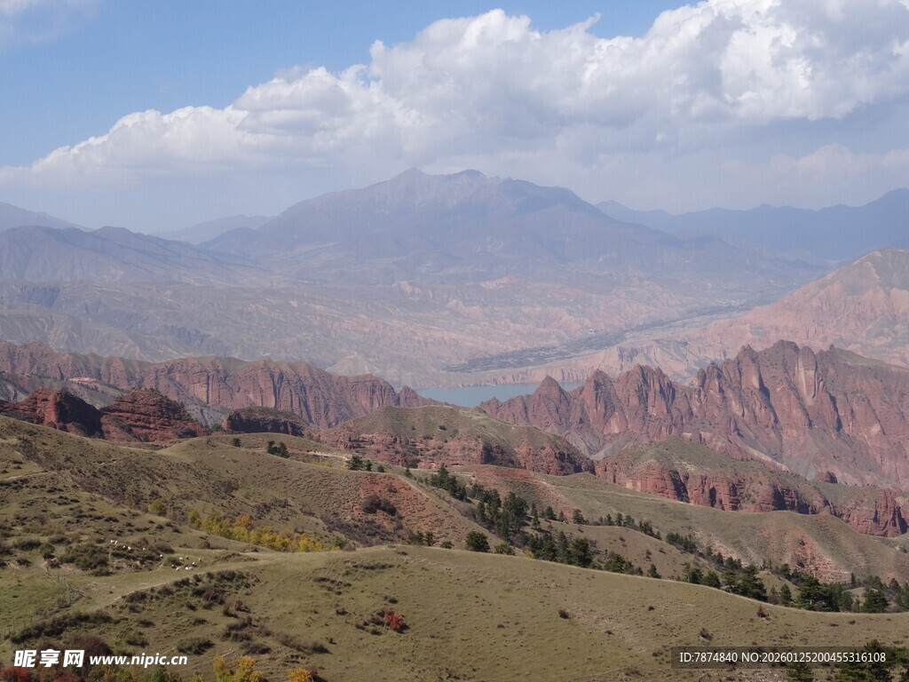 壮丽山川风景图
