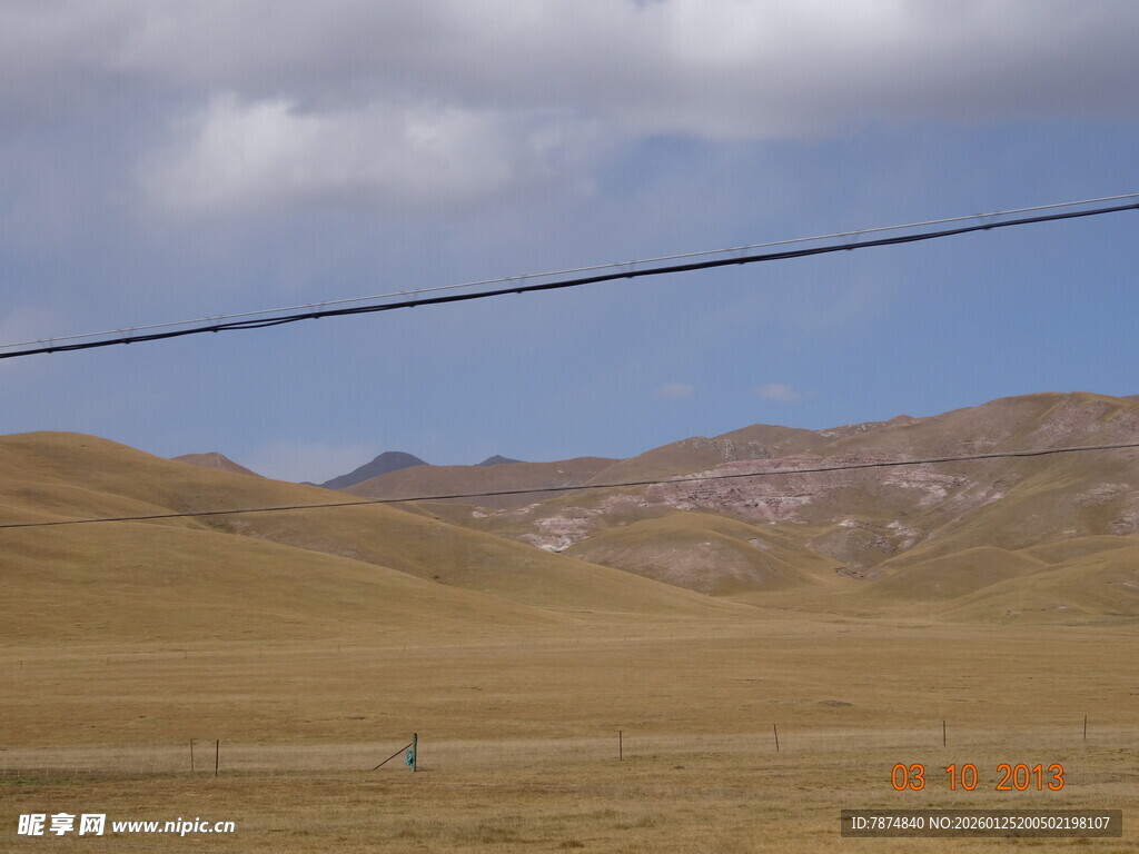 广袤荒原上的天际线
