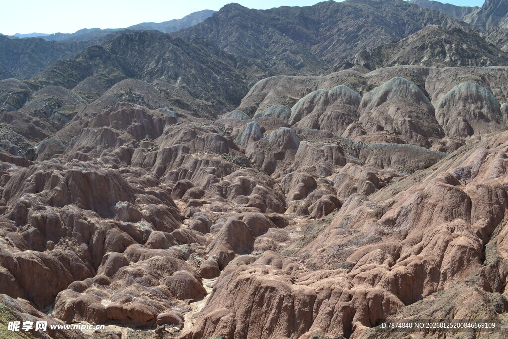 壮丽丹霞地貌景观