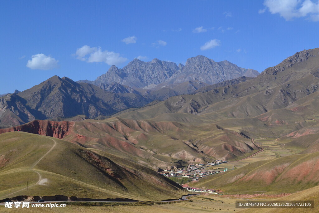 壮美山地风光景色