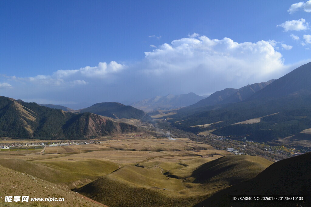 壮丽山景 广袤天地风光