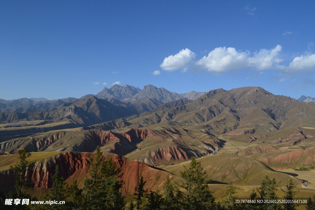 壮美山地风光景色