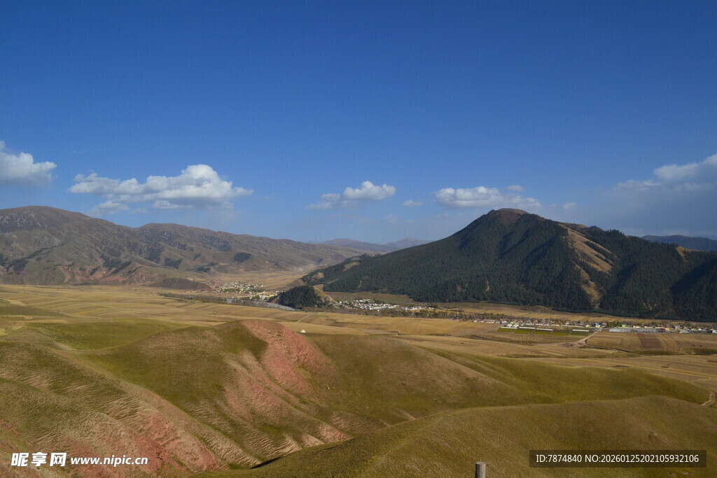 壮丽多彩的山地景观