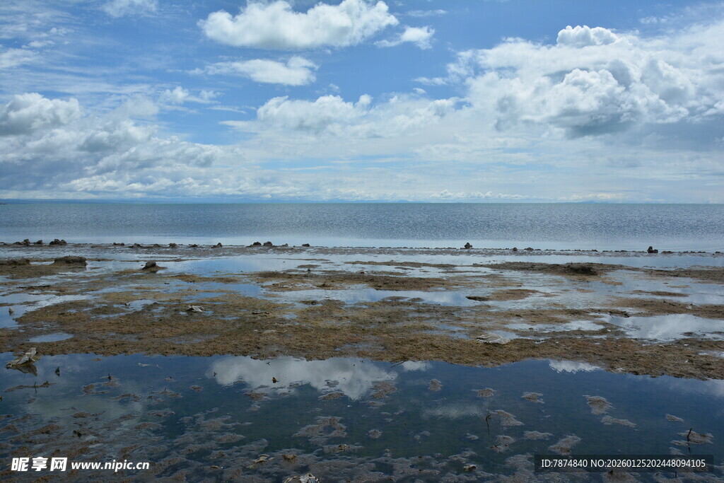 海边浅滩风光