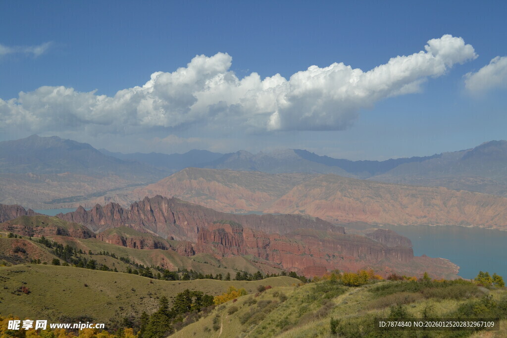 壮美山川湖泊自然景观