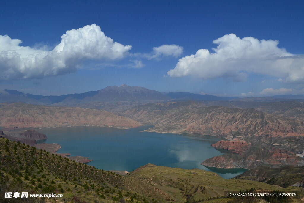 壮丽山水湖景风光