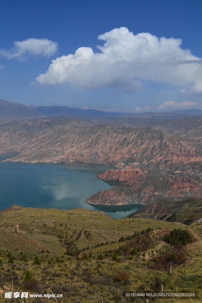 壮美山湖风光景色
