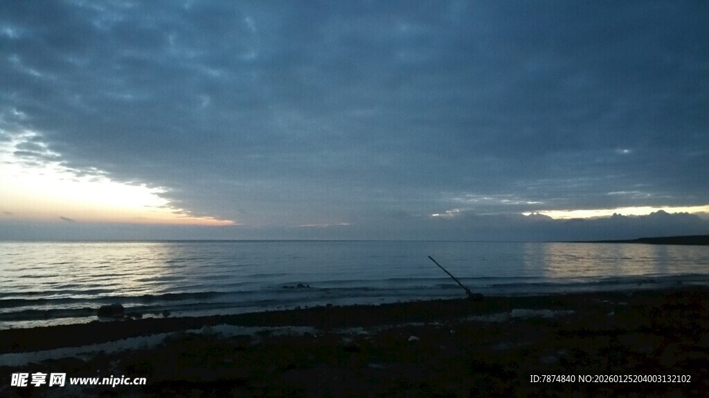 海边暮色天空美景