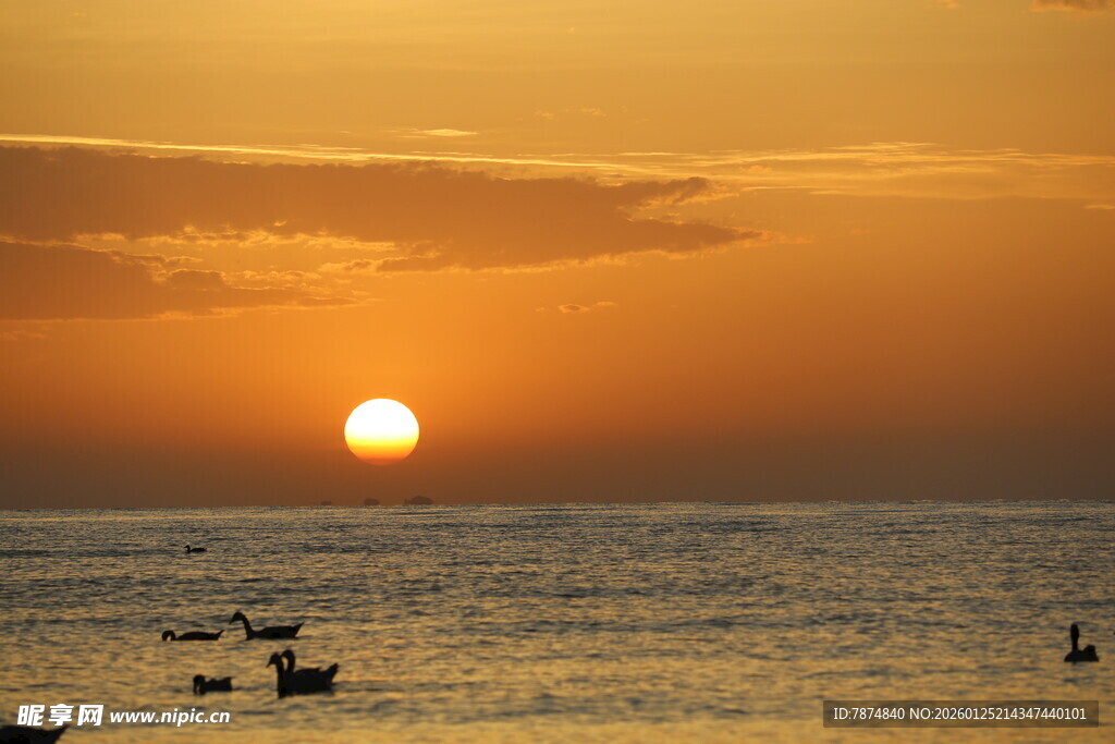 海边日落美景