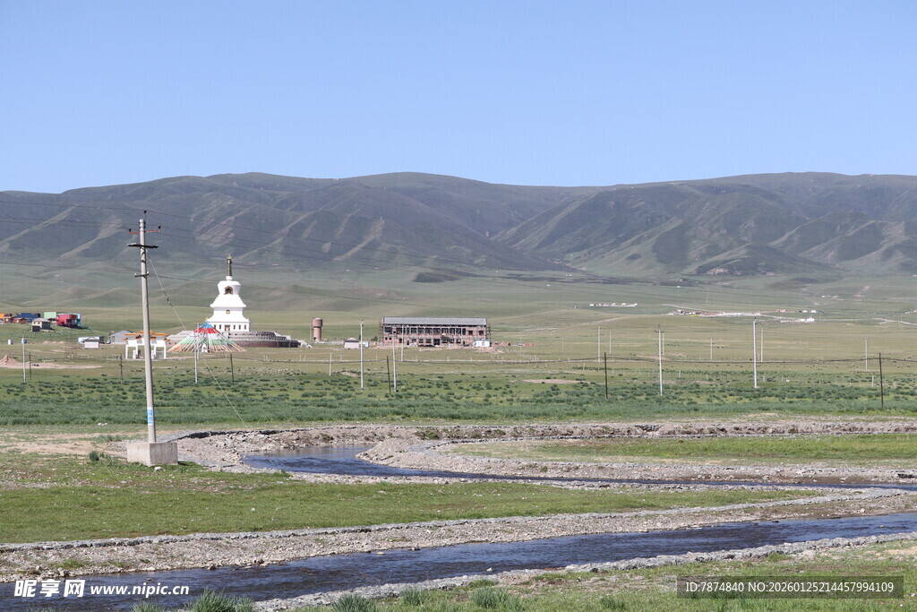 草原田园风光美景