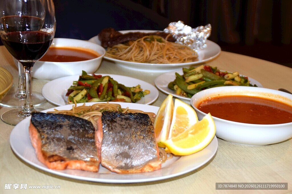 美味西餐美食组合